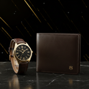 Kit Relógio Masculino + Carteira Executiva
